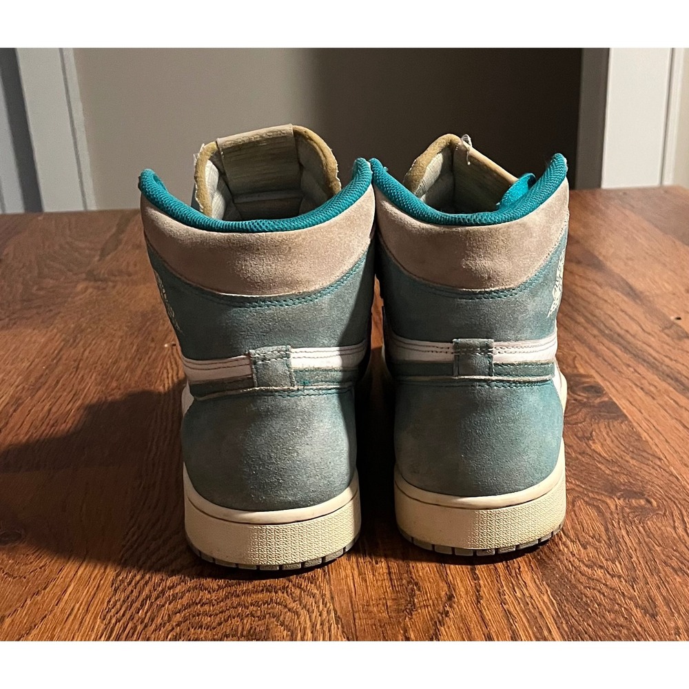Nike Air Jordan 1 Retro High OG Turbo Green White Mens Size 12 - Picture 5 of 7